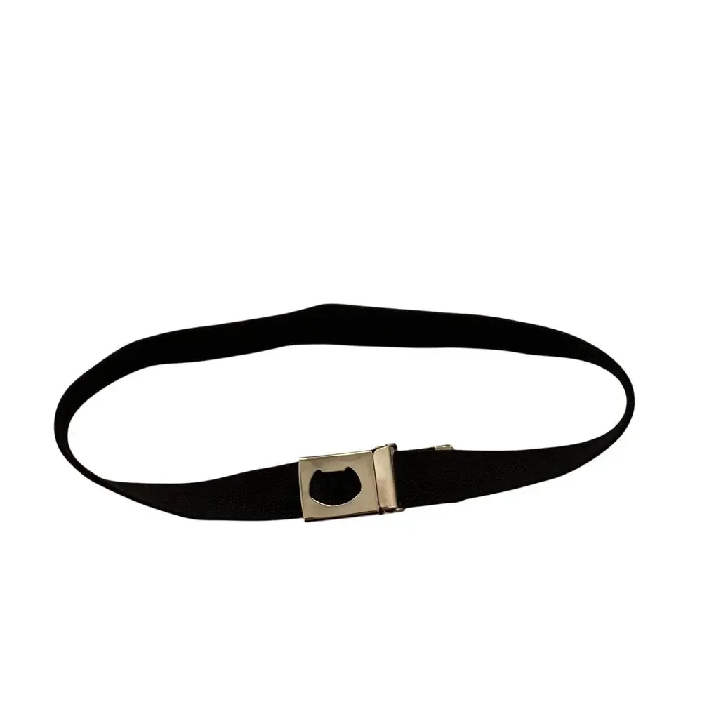 Unisex Kids Belt Yellow Sparkle Rhinestone Cloth Strap Size 28-30 Size 10-12